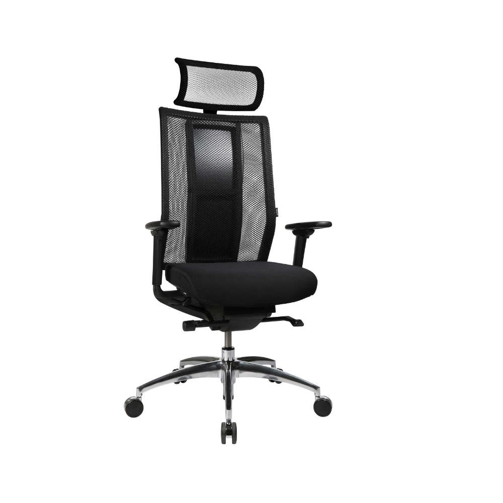 Premium Bürostuhl Wagner iMedic schwarz inkl. Akku und Kopfstütze