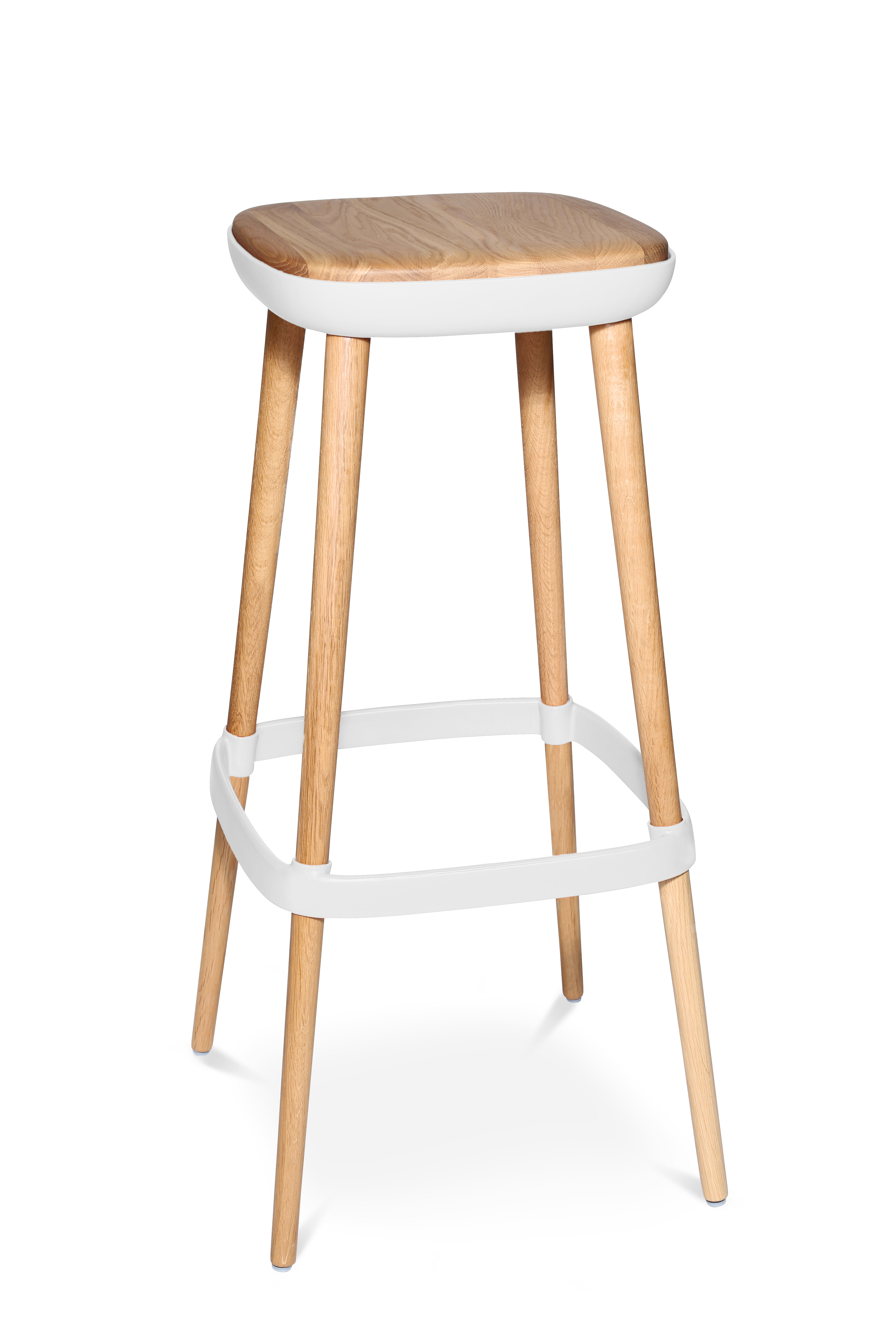 Barhocker Wagner W-2020 Stool smokey white