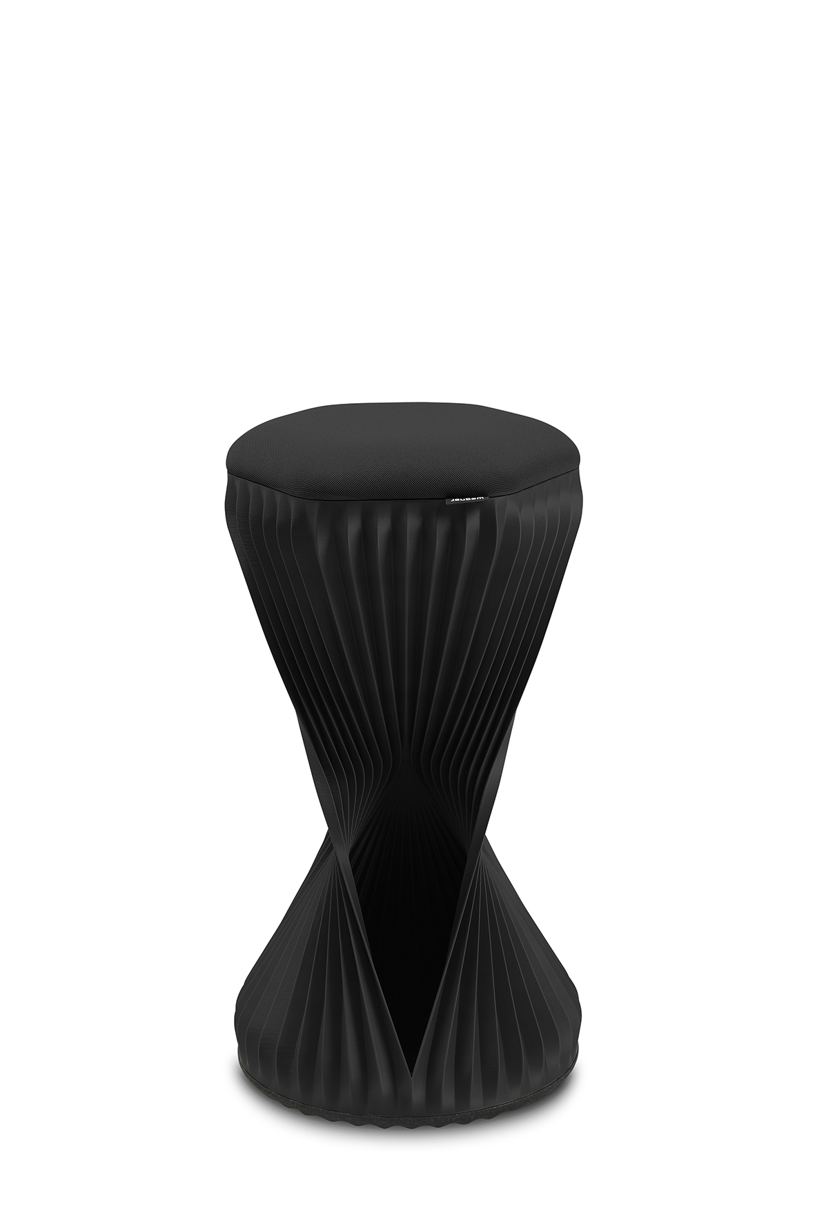 Designhocker W³D #wagnerdesignlab stoff schwarz 600mm