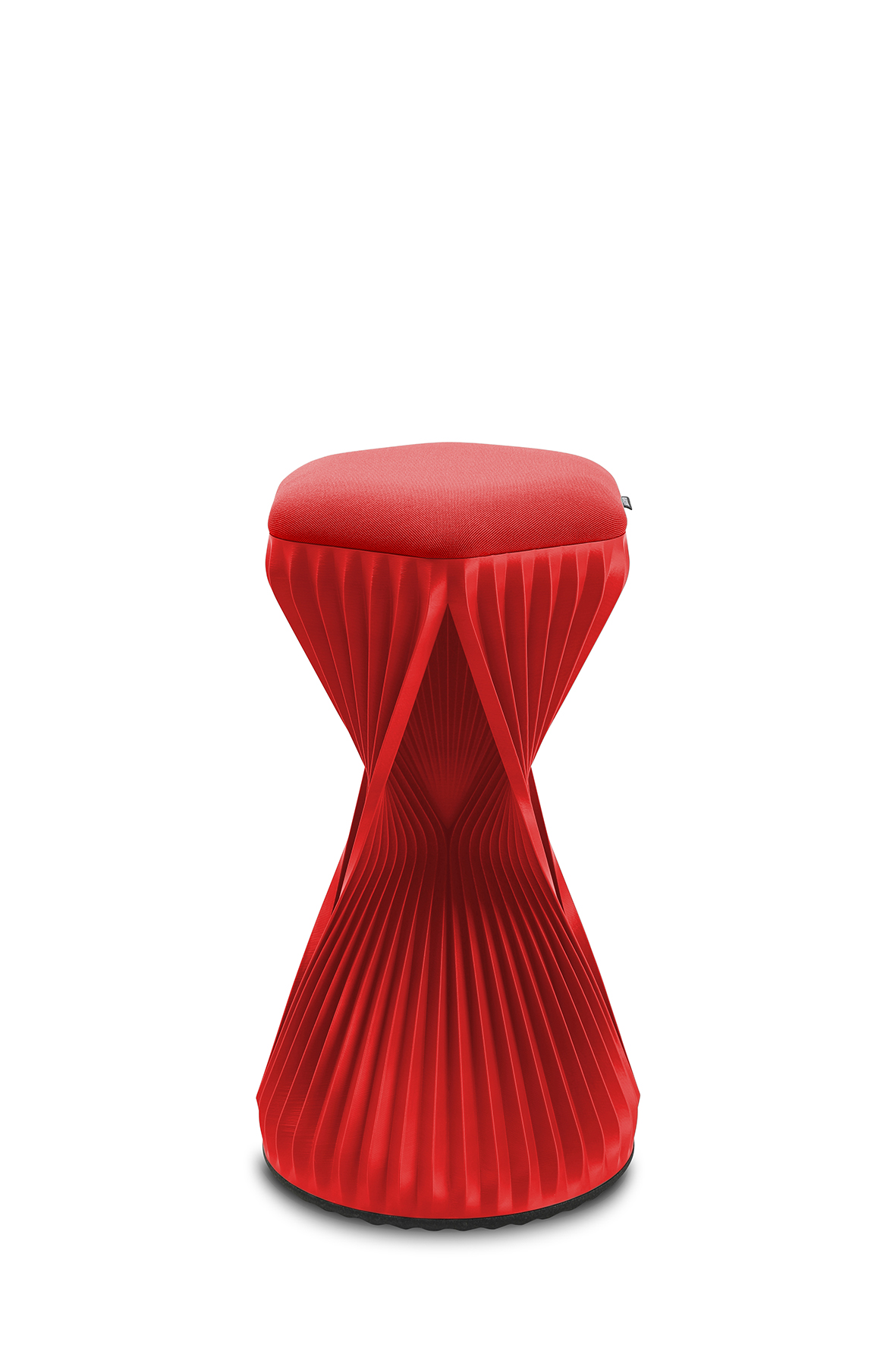 Designhocker W³D #wagnerdesignlab stoff rot 600mm
