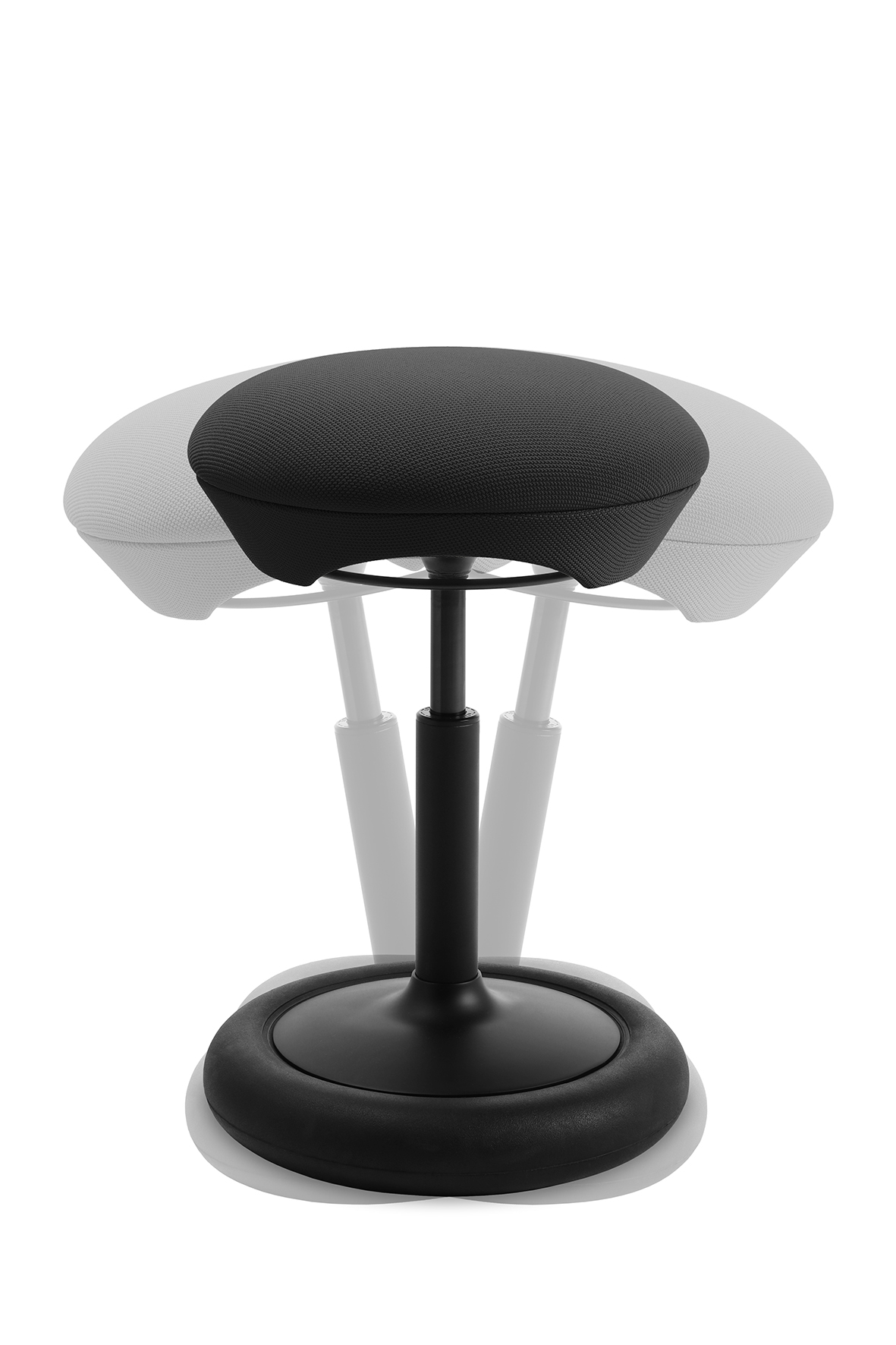 Bürohocker Topstar Airhop schwarz (Stoff: HIO)