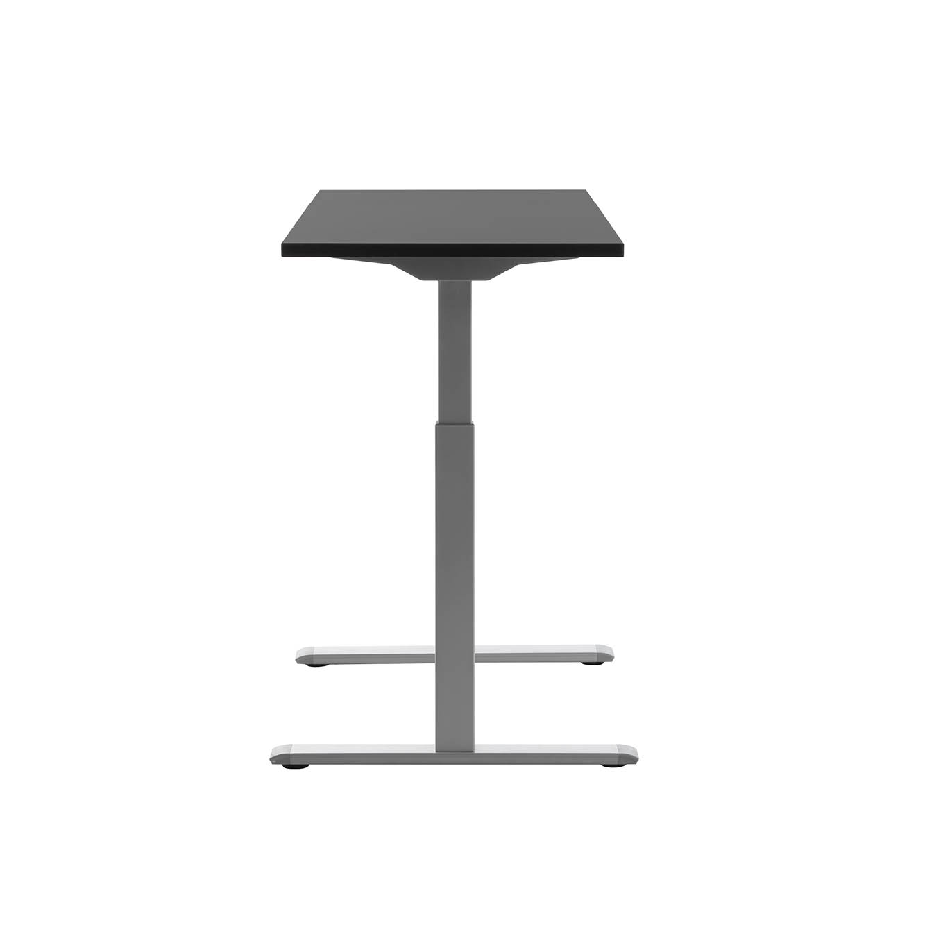 120 x 60 cm Schreibtisch Topstar Ergo E-Table höhenverstellbar - grau, schwarz