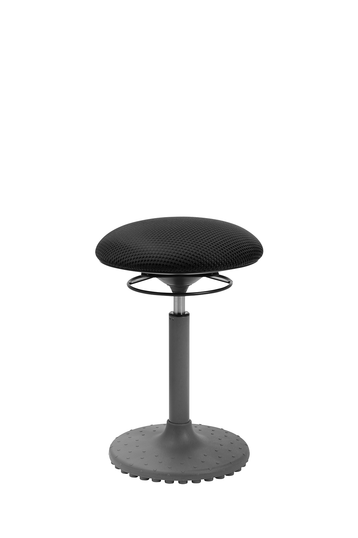 living chairs "Move" high Stehhocker grau/schwarz