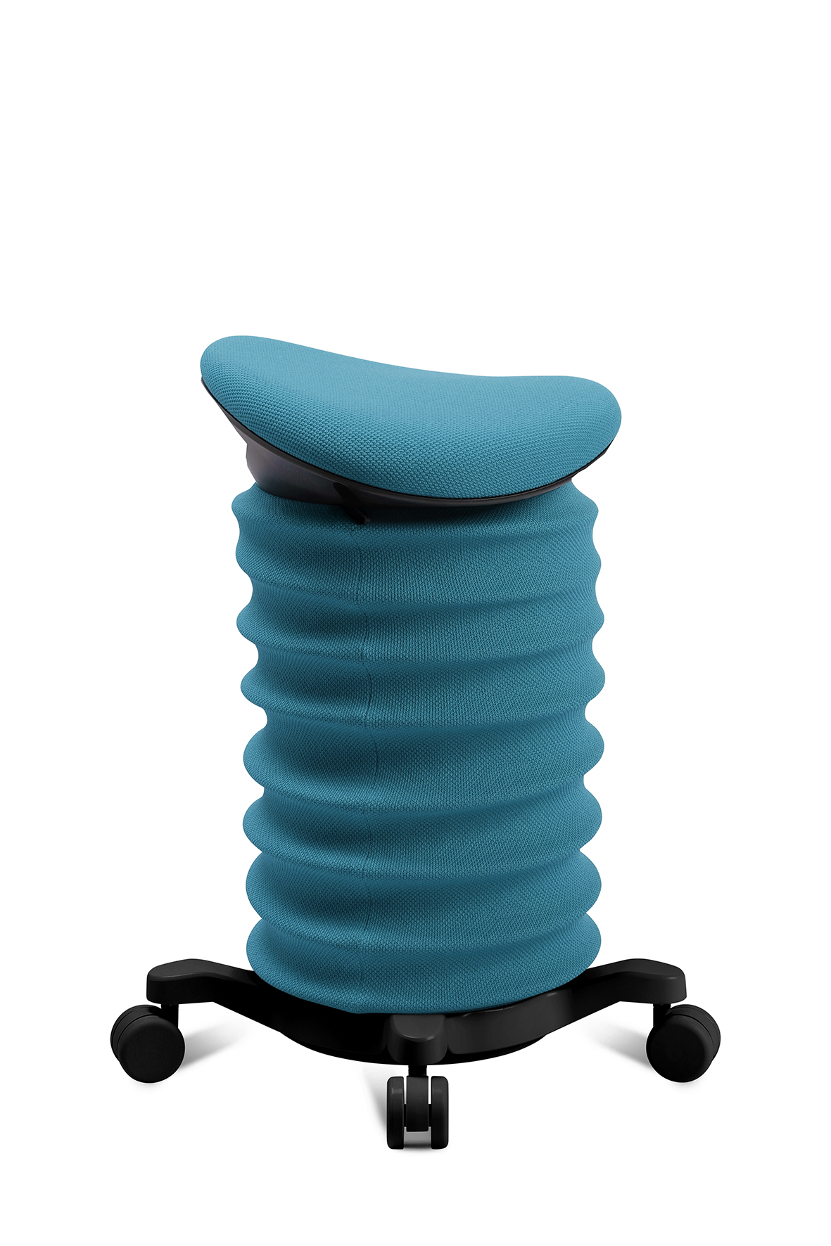 Lifestyle-Hocker Topstar Sitness 4D (mit Rollen) petrol-schwarz