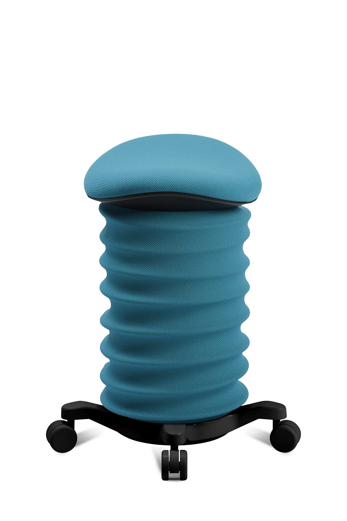 Lifestyle-Hocker Topstar Sitness 4D (mit Rollen) petrol-schwarz