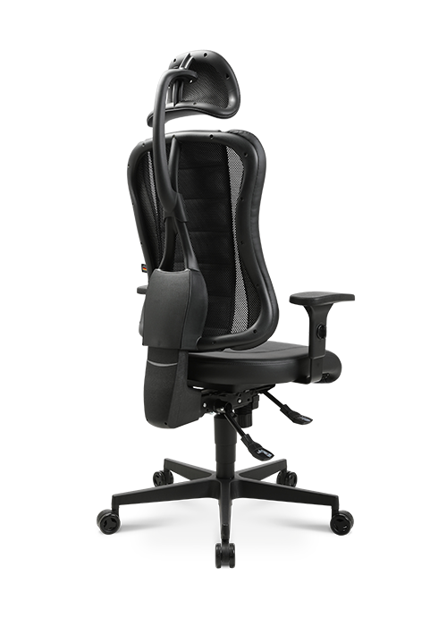 Gaming Stuhl Topstar Sitness RS schwarz mit höhenverstellbarer Armlehne/ mit Kopfstütze