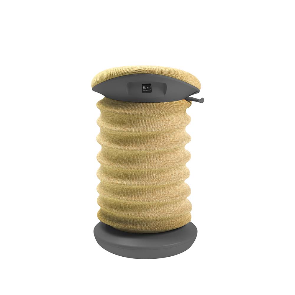 Lifestyle-Hocker Topstar Sitness 4D gelb-grau