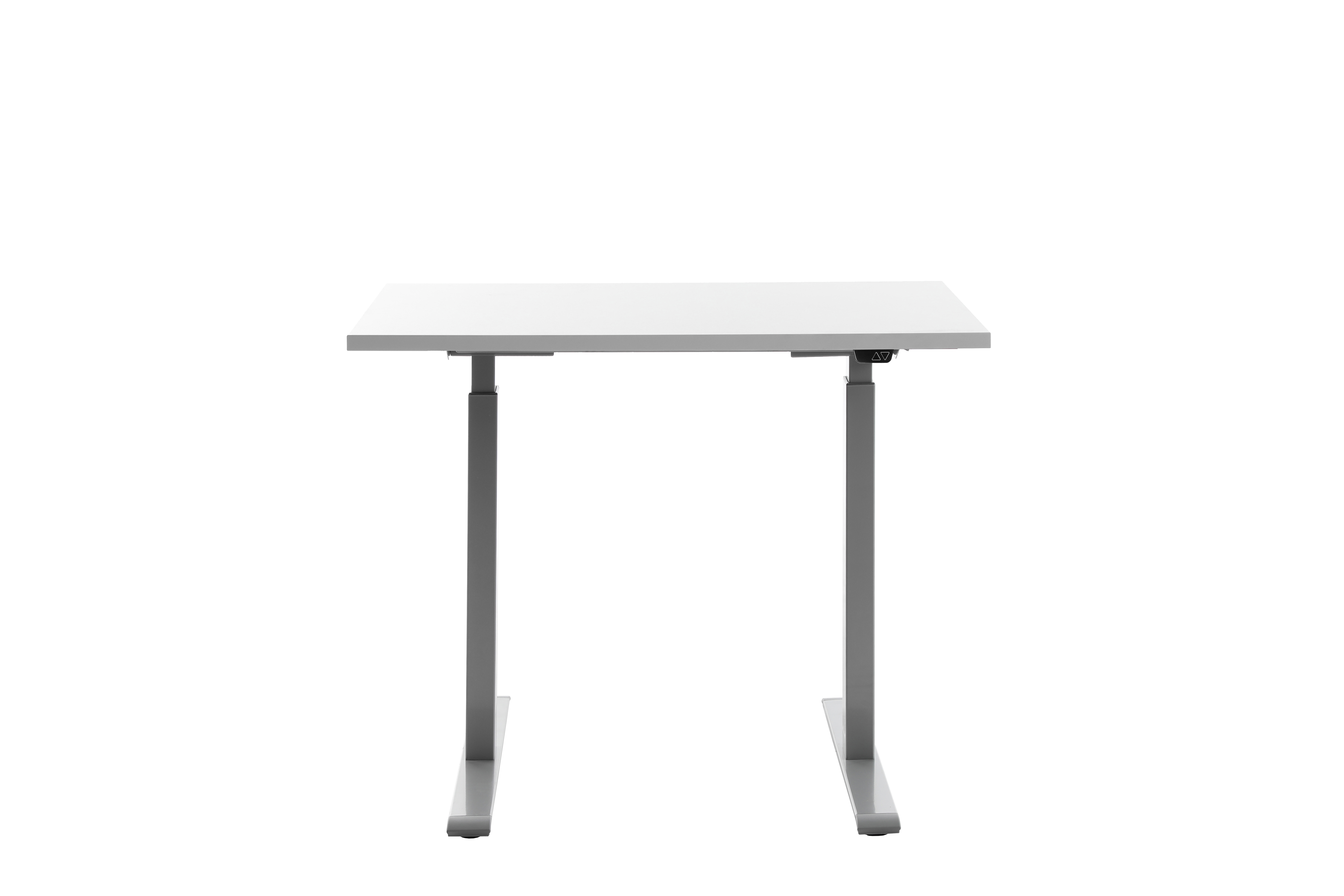 100 x 60 cm Schreibtisch Topstar Ergo E-Table höhenverstellbar - grau, weiss