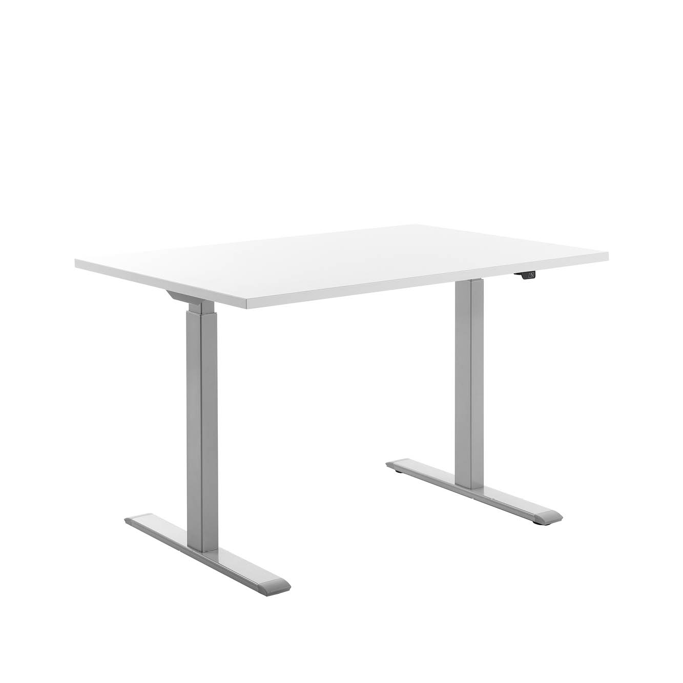 120 x 80 cm Schreibtisch Topstar Ergo E-Table höhenverstellbar - grau, weiss