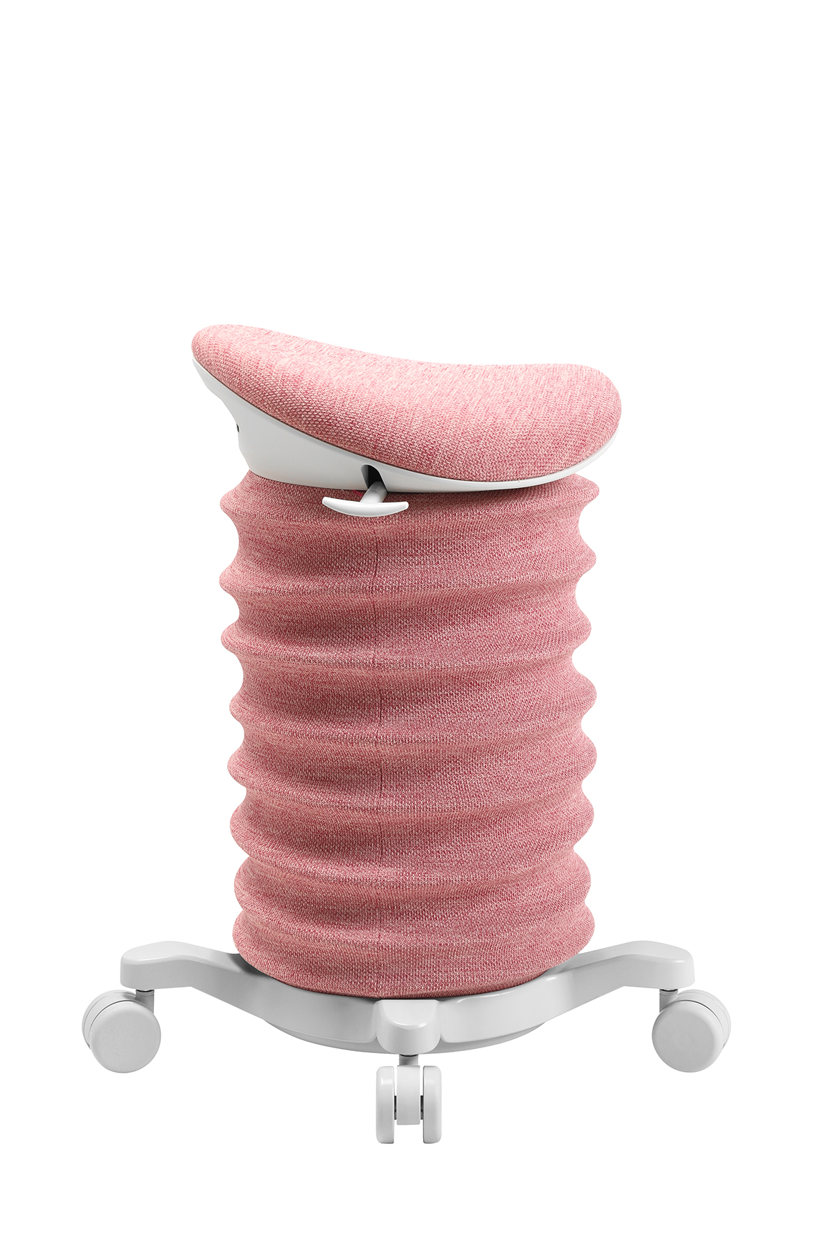 Lifestyle-Hocker Topstar Sitness 4D (mit Rollen) rosé-weiss