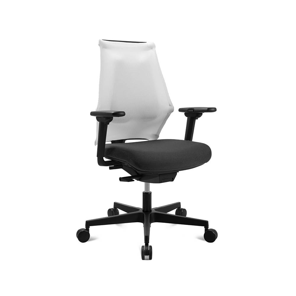 Bürostuhl Topstar Sitness X Back, schwarz-weiß, Fußkreuz schwarz