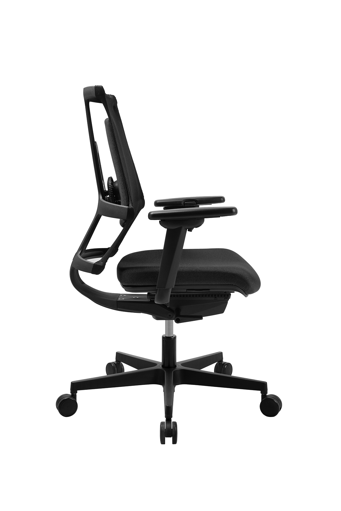 Bürostuhl Topstar Sitness X Back, schwarz-schwarz, Fußkreuz schwarz