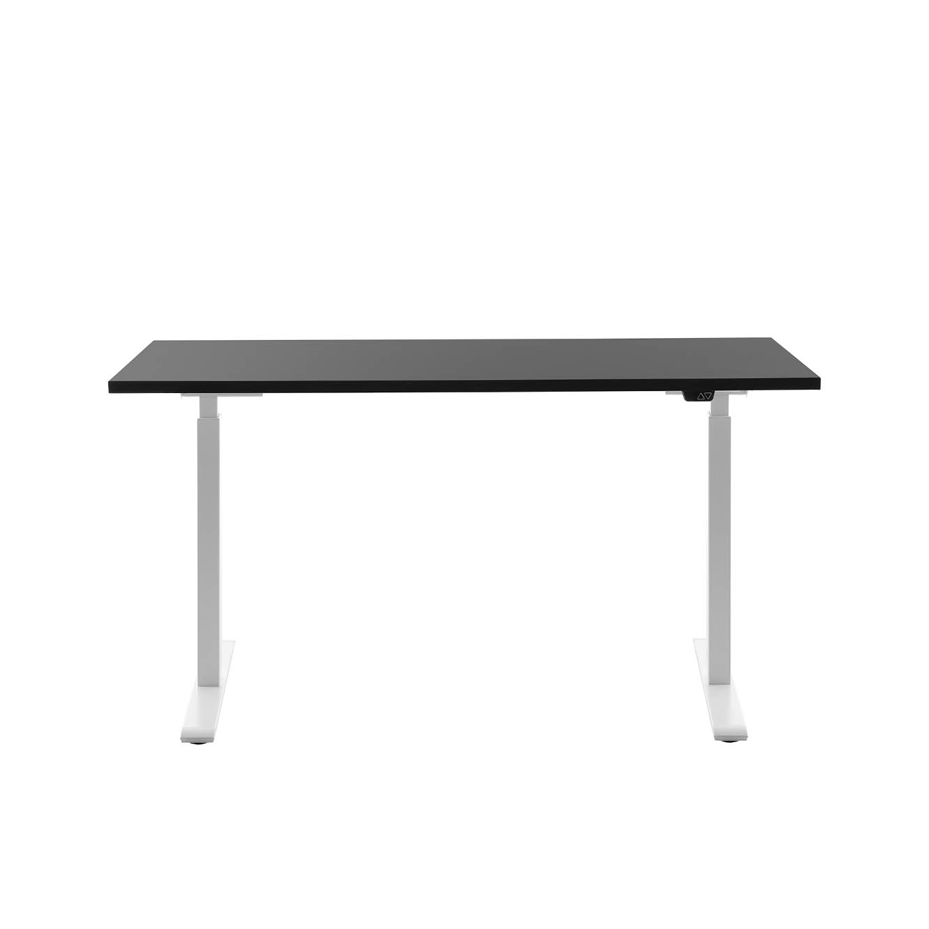 140 x 60 cm Schreibtisch Topstar Ergo E-Table höhenverstellbar - weiss, schwarz