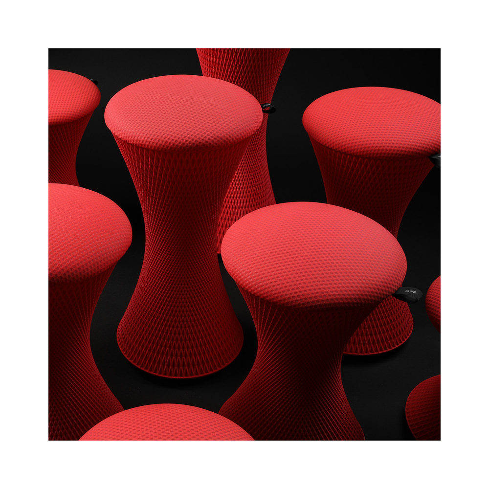 Designhocker #wagnerdesignlab 3D One M rot/rot (Netzbezug)
