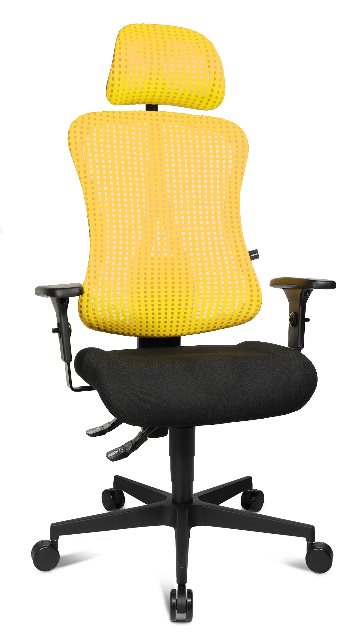 Bürostuhl Topstar Sitness 90 mit Kopfstütze gelb