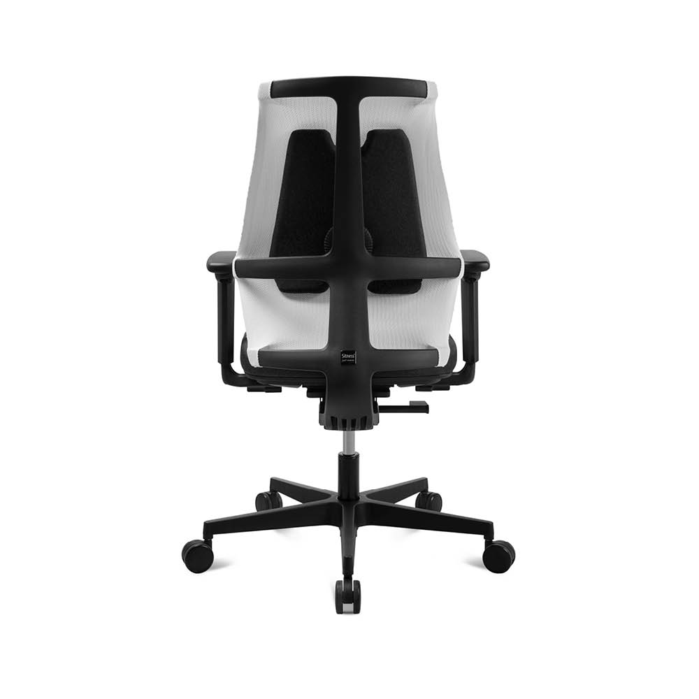 Bürostuhl Topstar Sitness X Back, schwarz-weiß, Fußkreuz schwarz