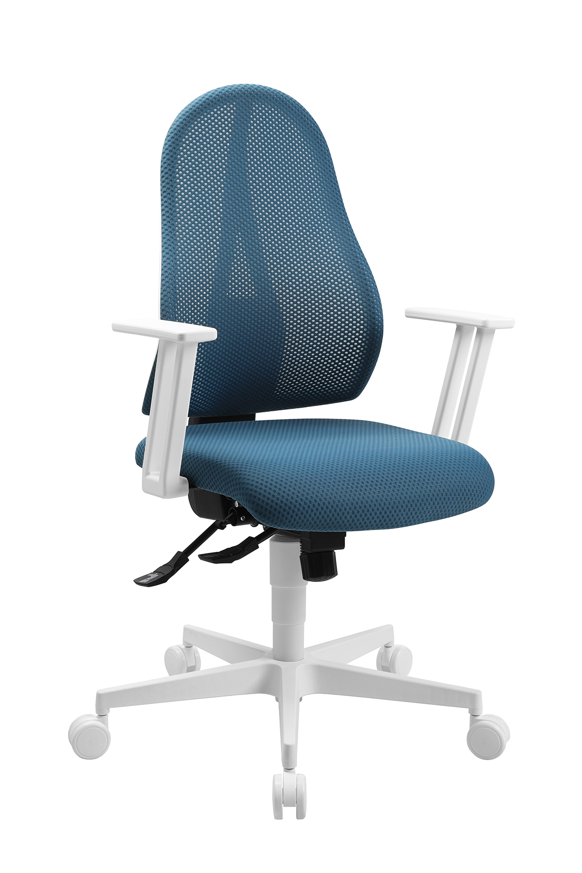 Bürostuhl Living Chairs 3D Style petrolblau