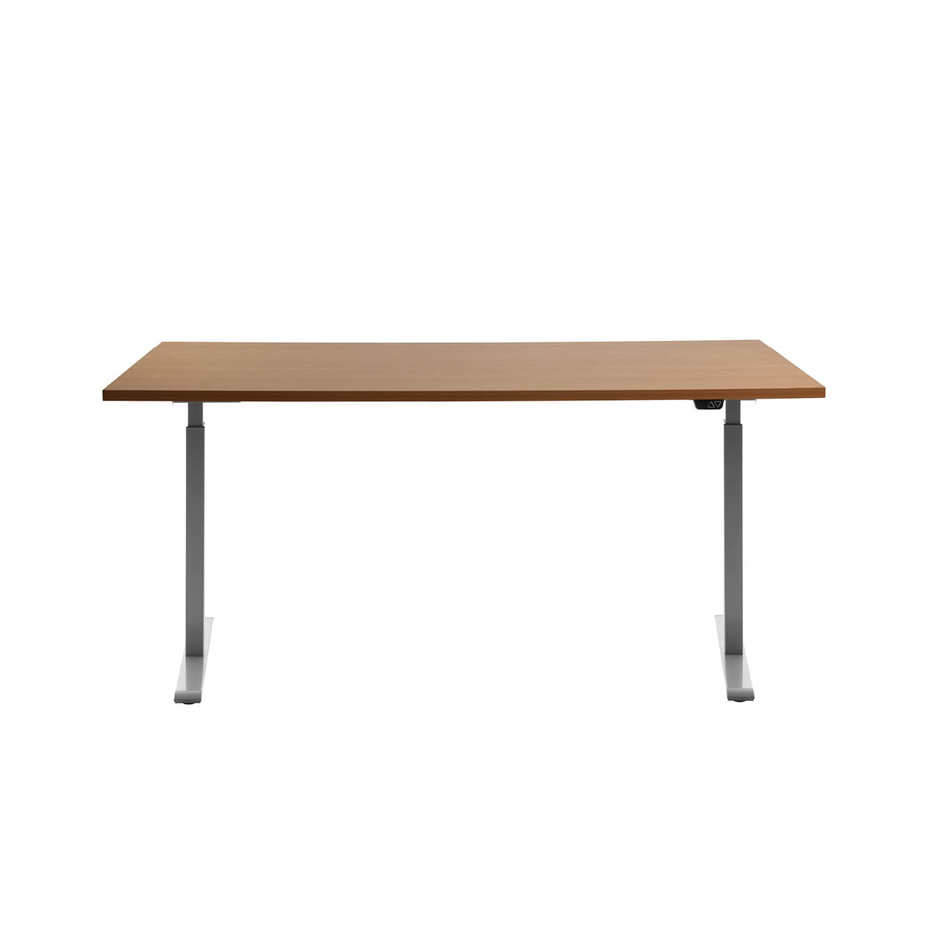 160 x 80 cm Schreibtisch Topstar Ergo E-Table höhenverstellbar - grau, Buche