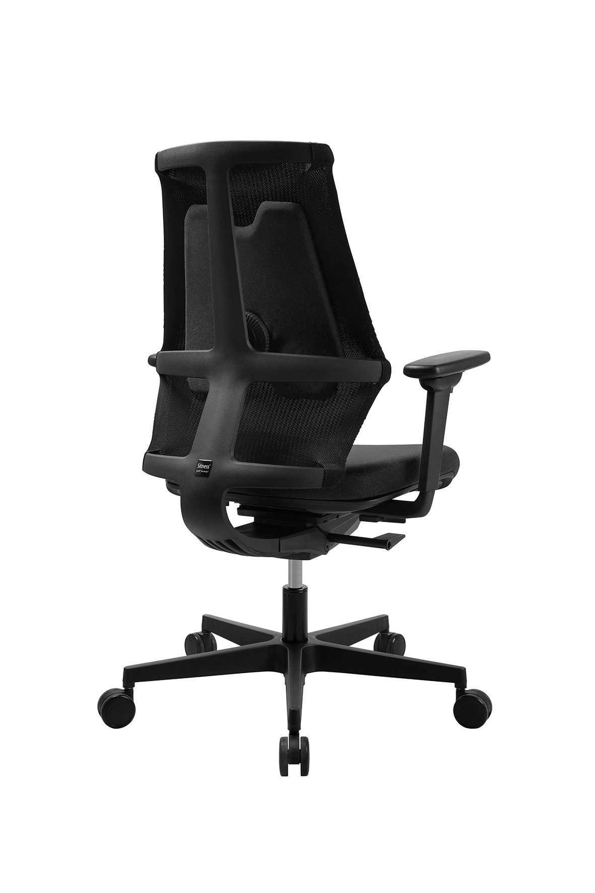 Bürostuhl Topstar Sitness X Back, schwarz-schwarz, Fußkreuz schwarz