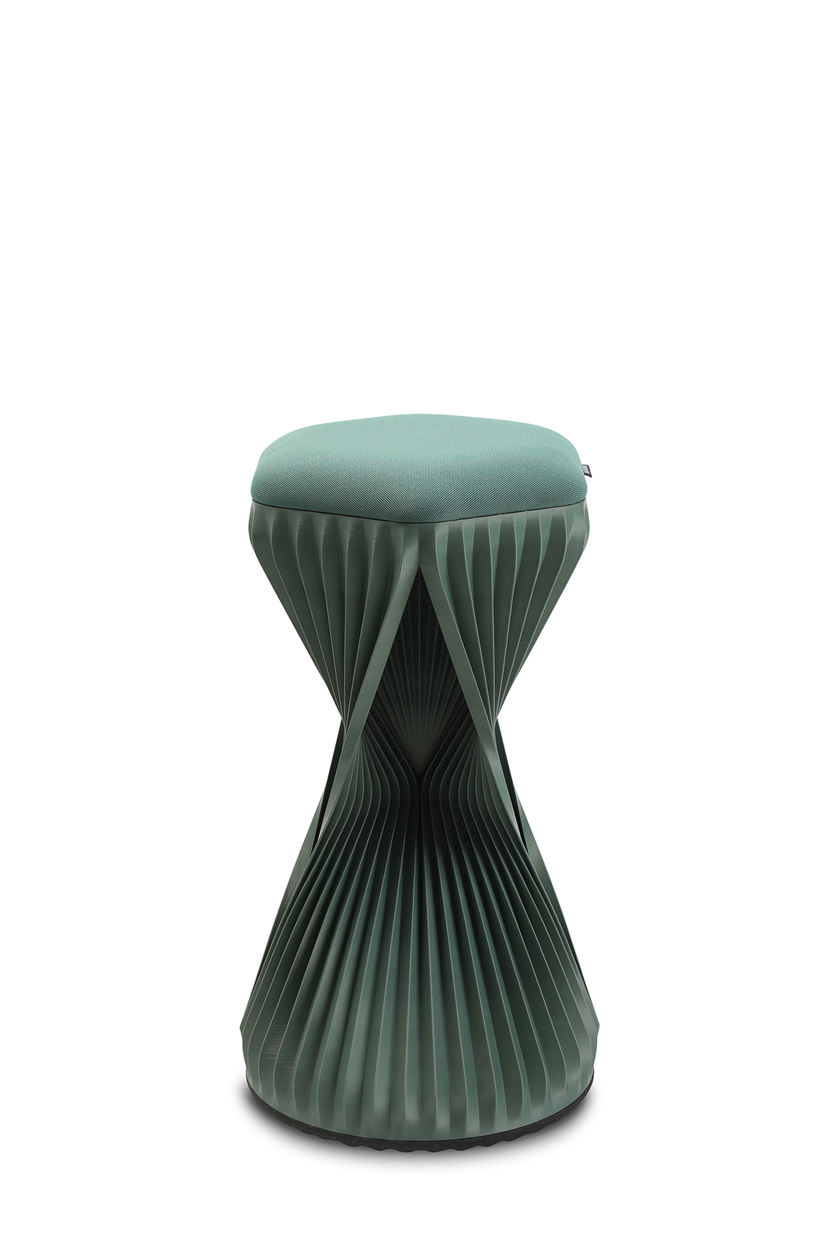 Designhocker W³D #wagnerdesignlab stoff grün 600mm