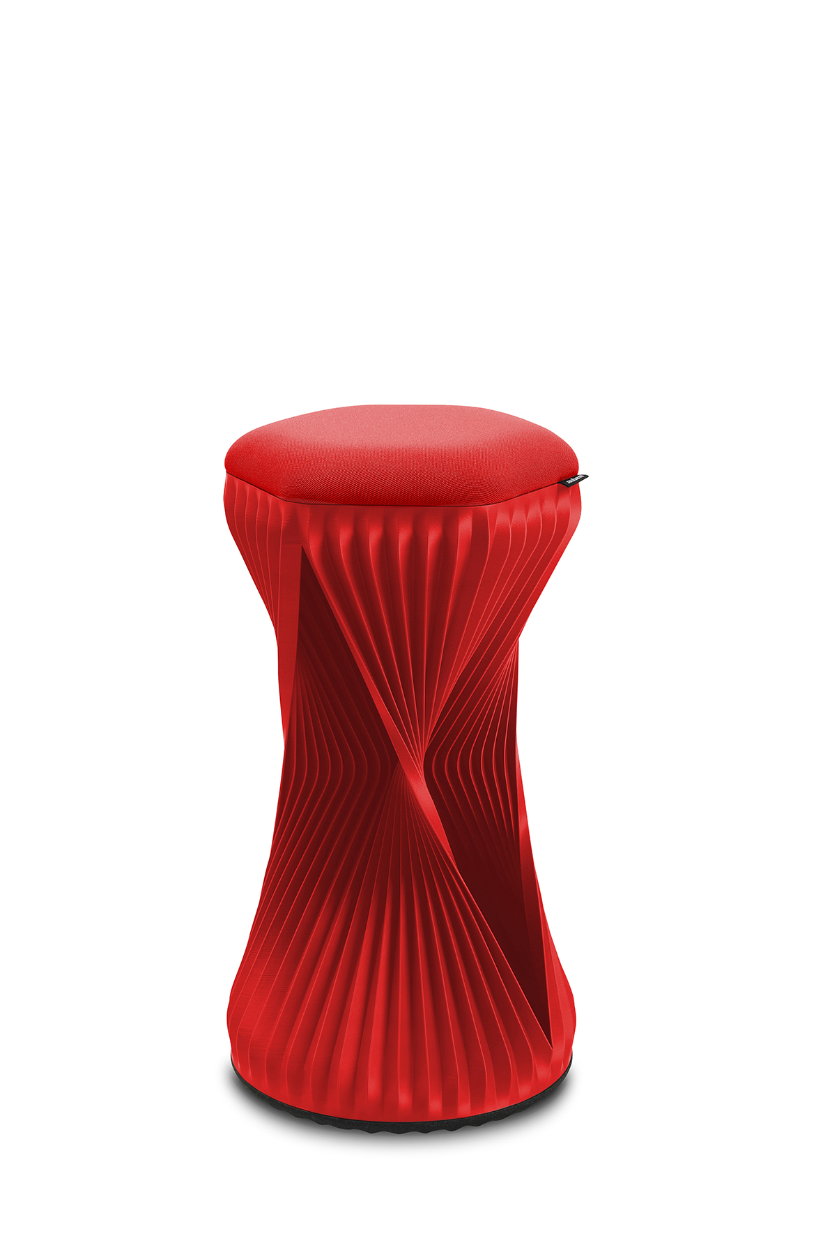Designhocker W³D #wagnerdesignlab stoff rot 600mm