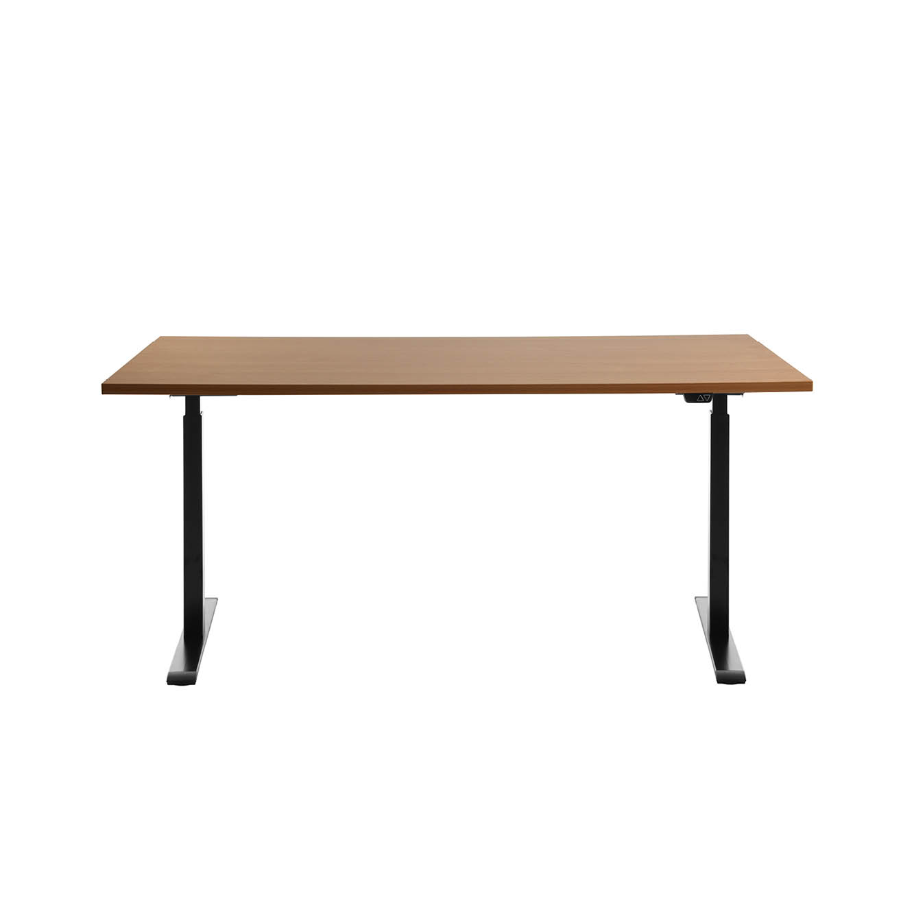 160 x 80 cm Schreibtisch Topstar Ergo E-Table höhenverstellbar - schwarz, Buche