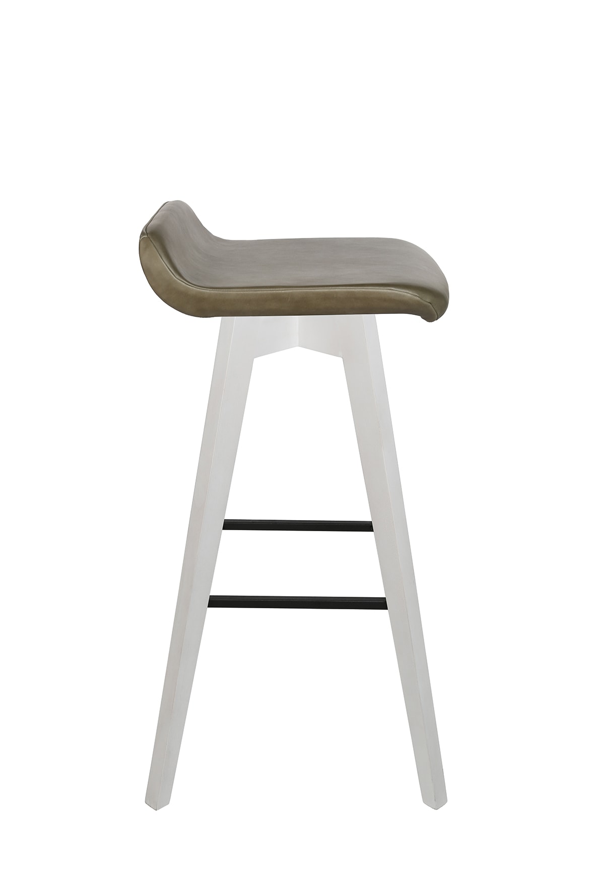 Barhocker Sitness Urban Oslo 7.3 - Buche weiss - dunkelgrün