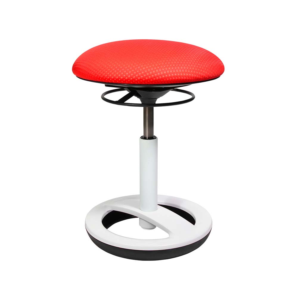 Bürohocker Topstar Sitness Bob weiß neon rot