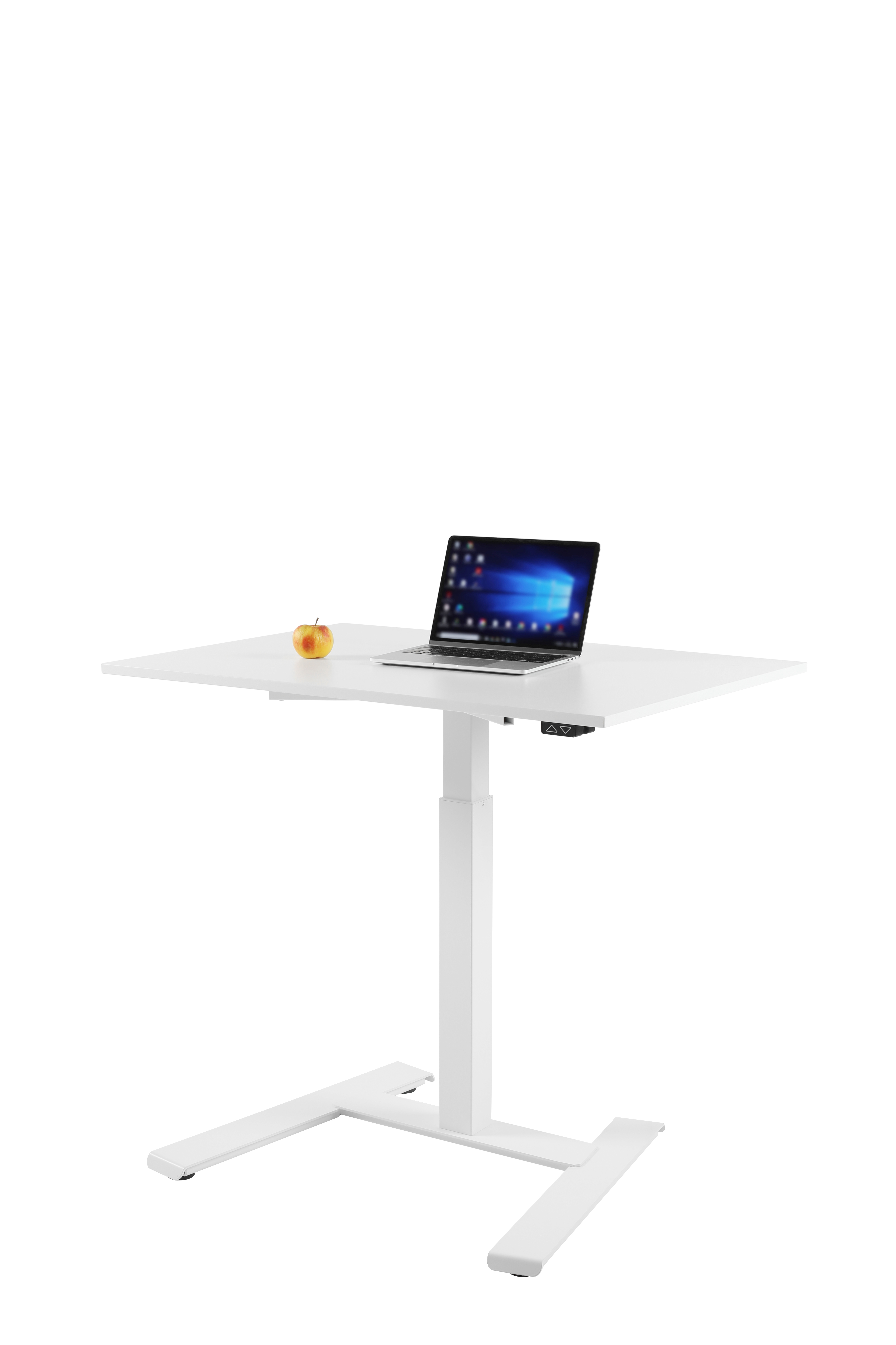 100 x 70 cm Home-Office Schreibtisch Topstar Ergo Table Home - höhenverstellbar - weiss, weiss