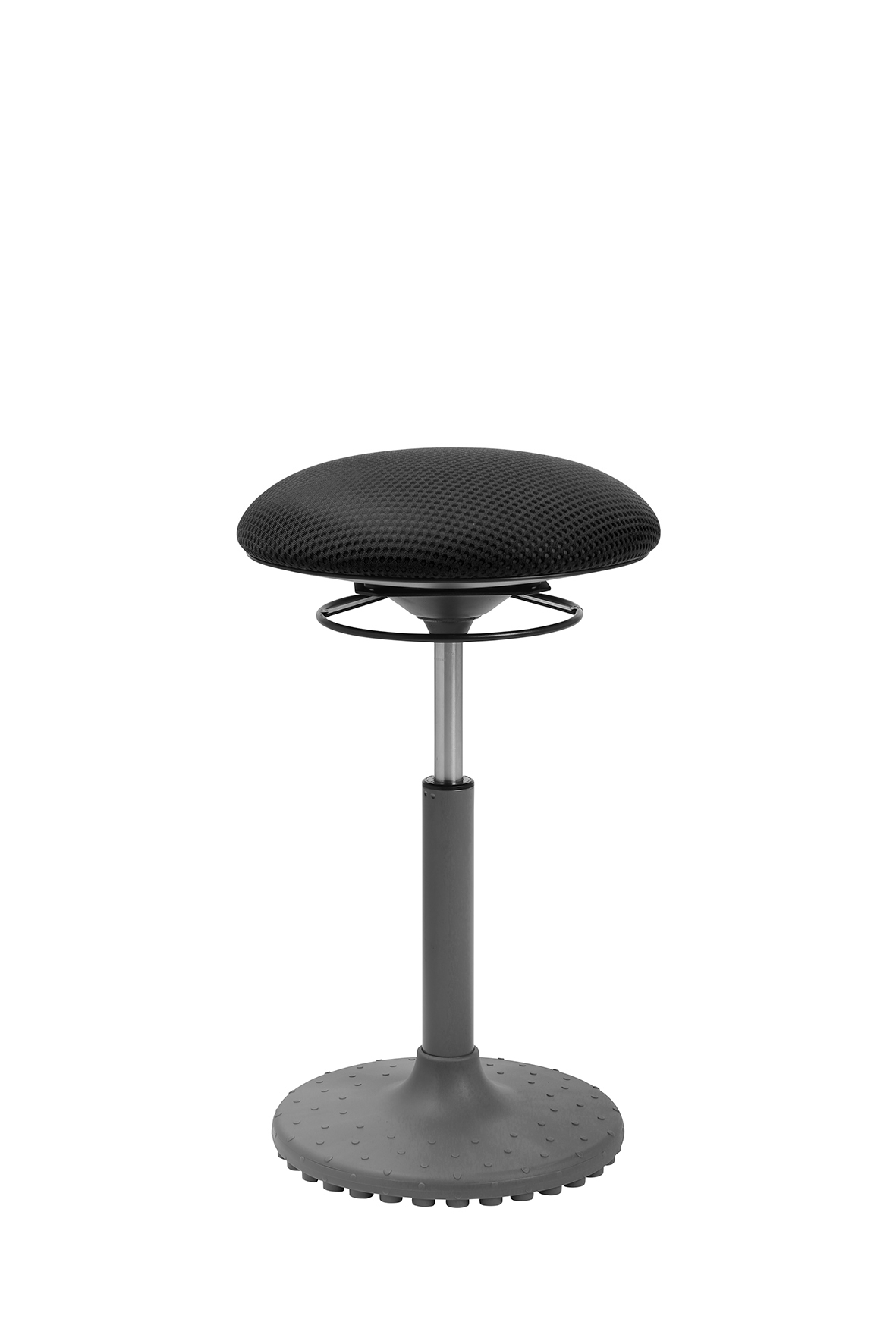 living chairs "Move" high Stehhocker grau/schwarz
