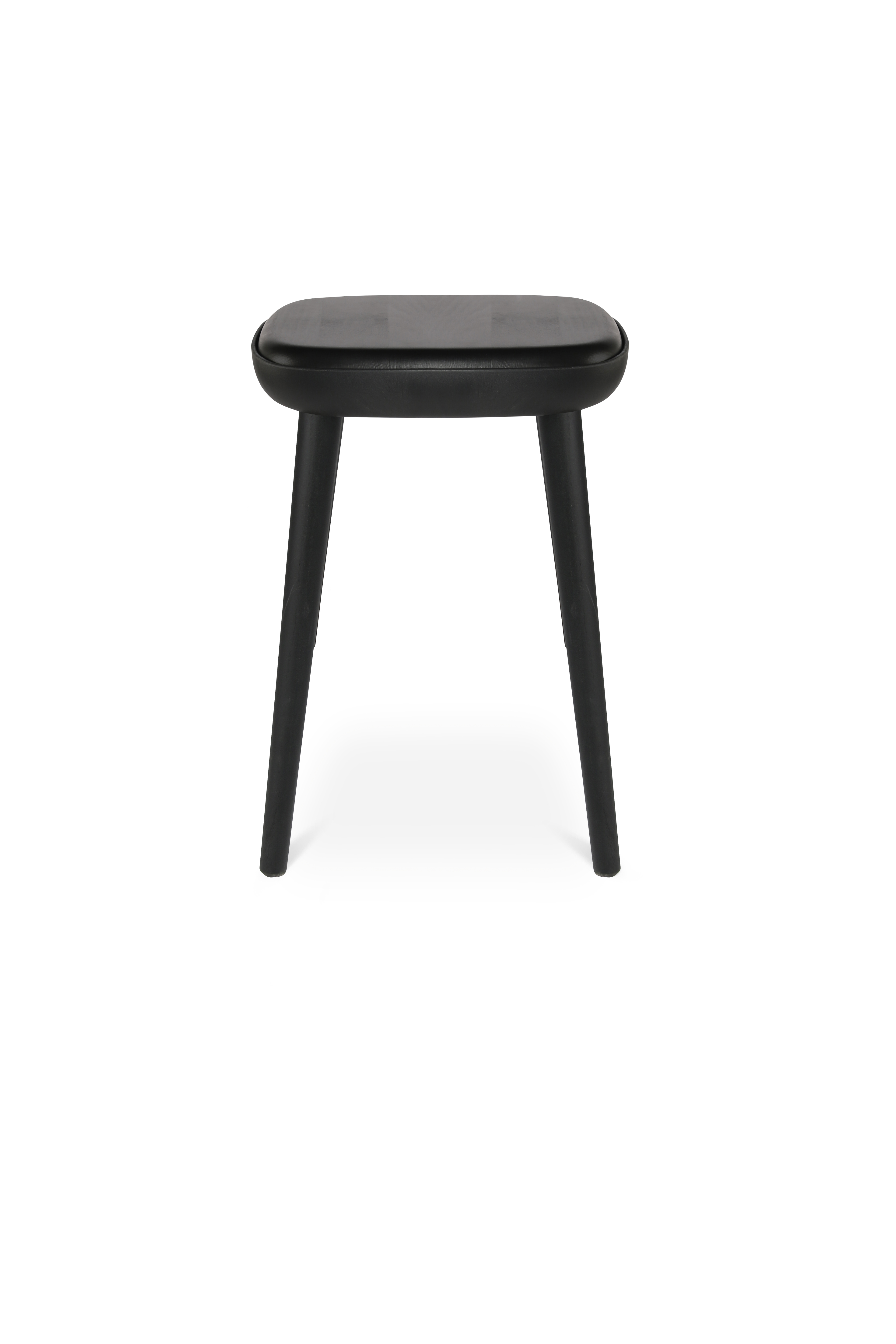 Barhocker Wagner W-2020 Stool S charcoal black, Beine lackiert
