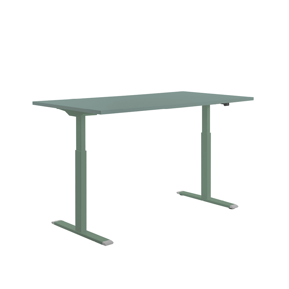 160 x 80 cm Schreibtisch Topstar Color Ergo E-Table mintgrün, höhenverstellbar