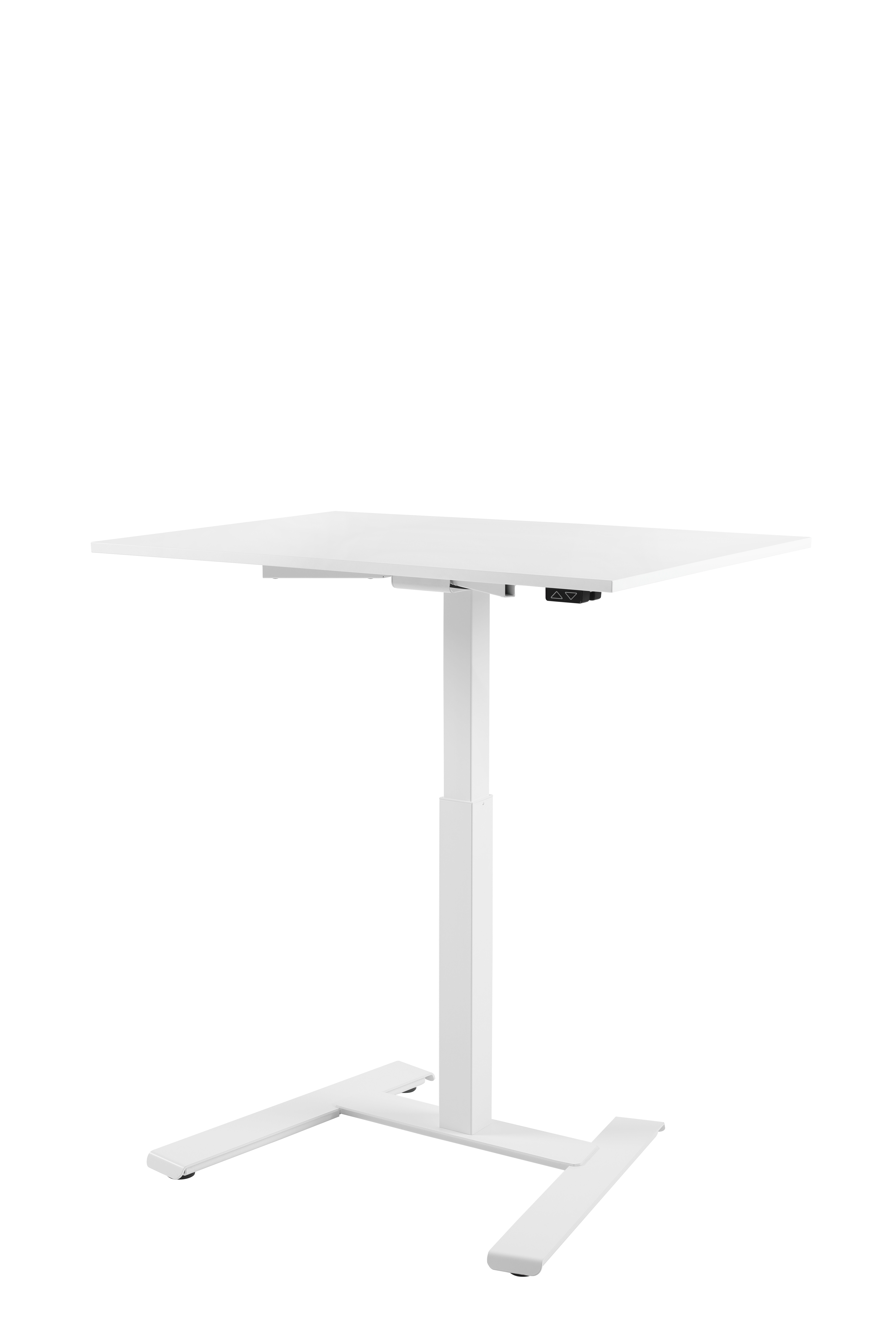 100 x 70 cm Home-Office Schreibtisch Topstar Ergo Table Home - höhenverstellbar - weiss, weiss