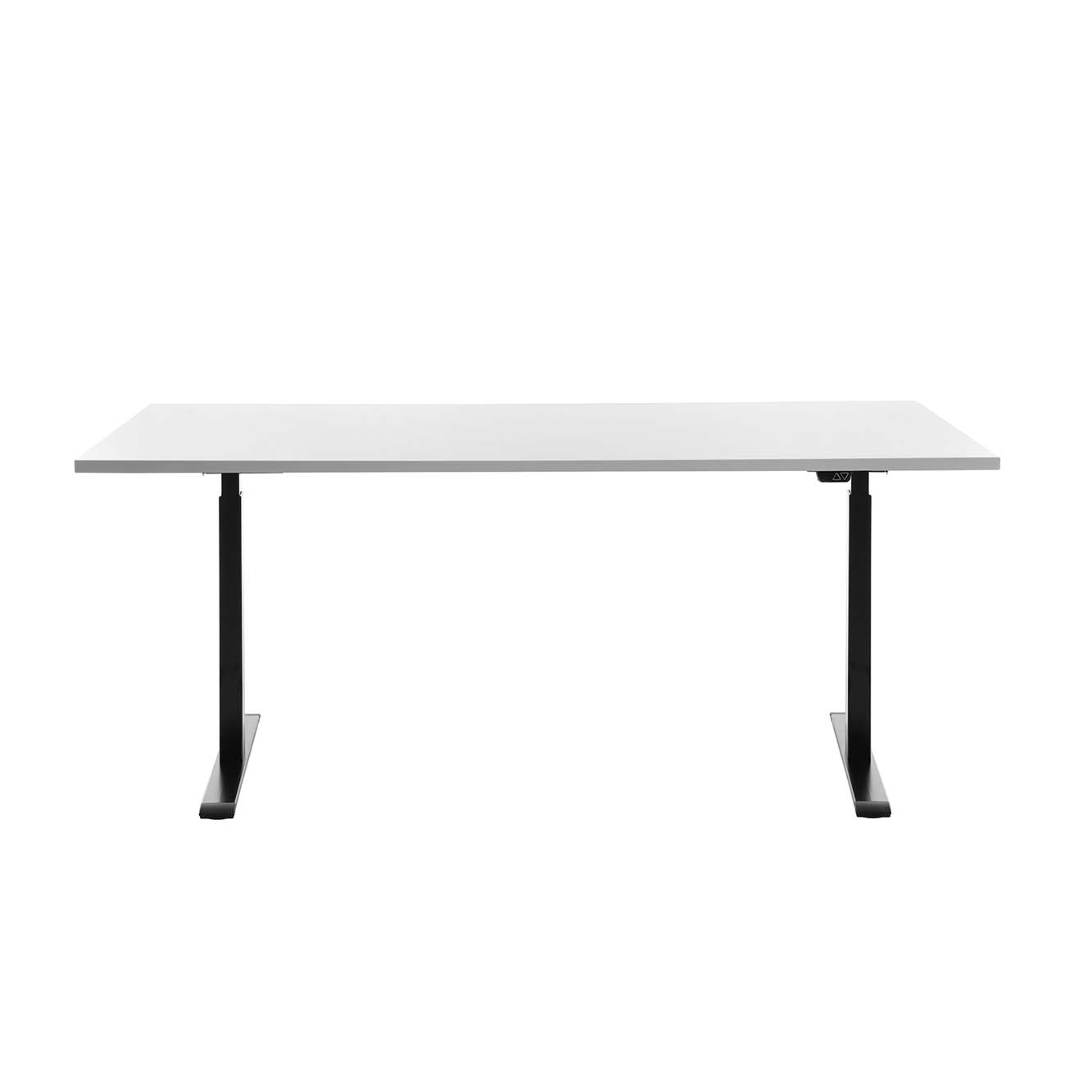 180 x 80 cm Schreibtisch Topstar Ergo E-Table höhenverstellbar - schwarz, weiss
