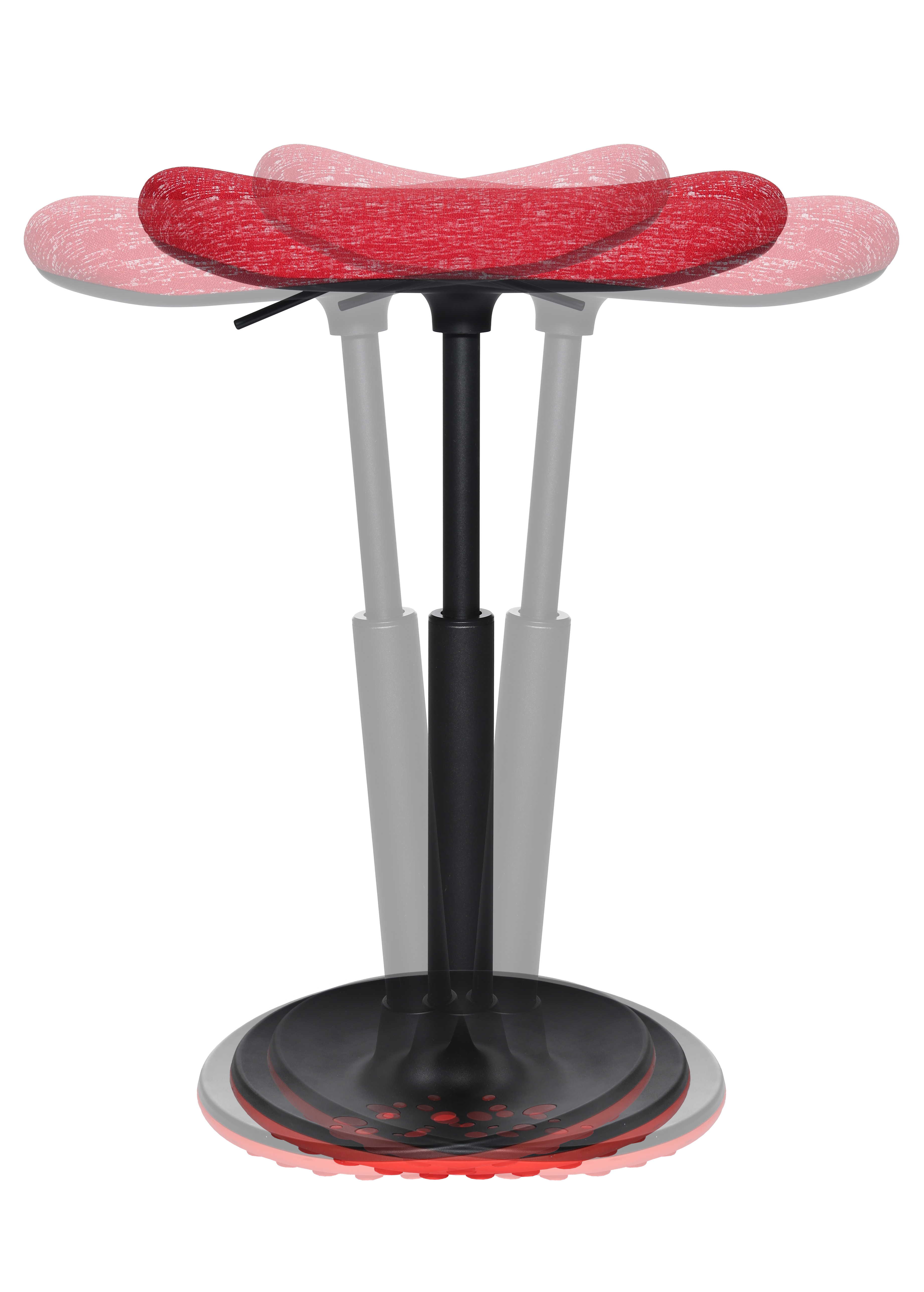 Bürohocker Topstar Sitness H2 rot
