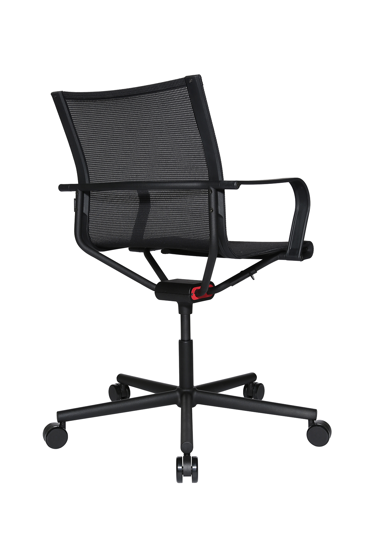 Bürostuhl Wagner D1 schwarz - mit Rollen und Armlehne