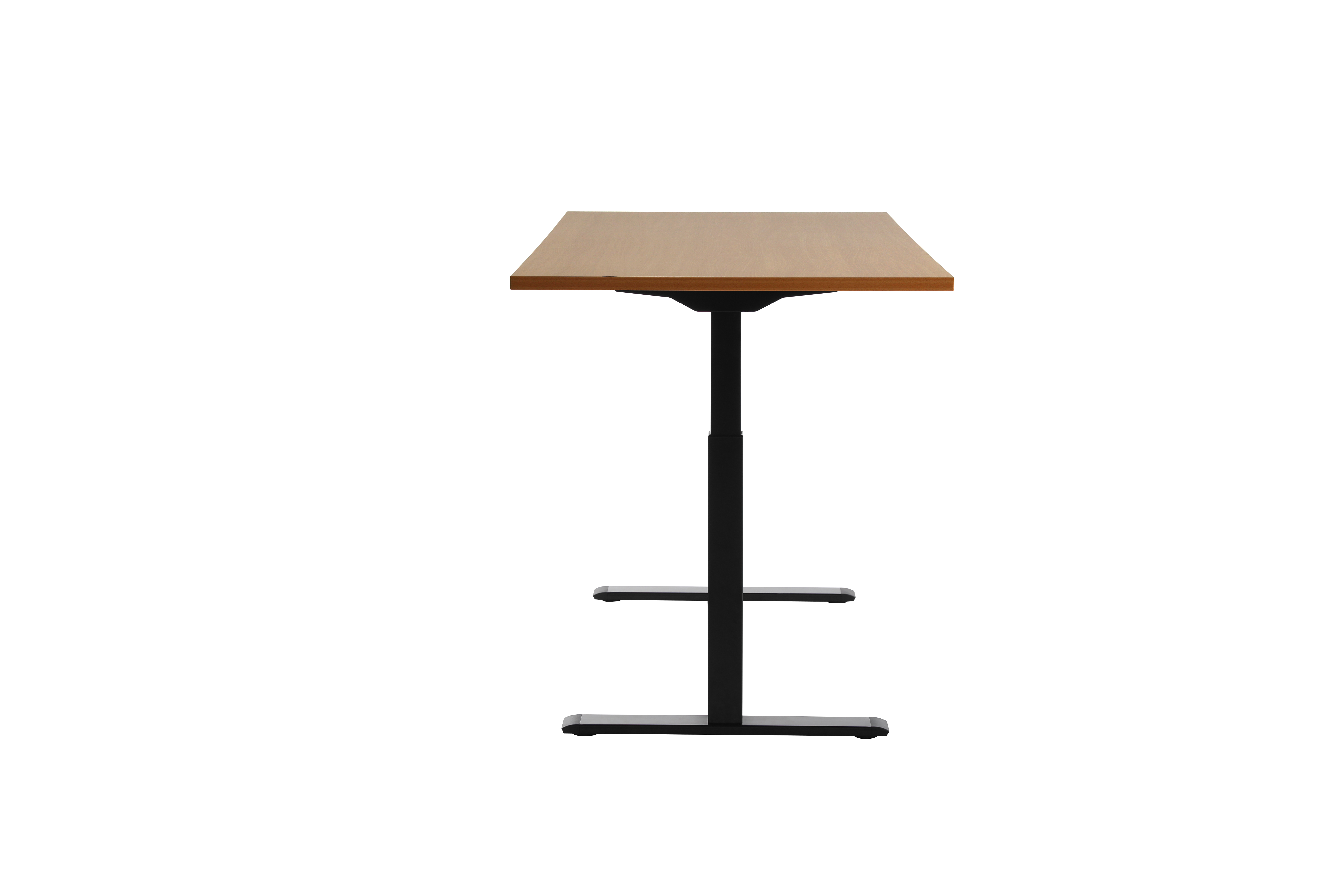 160 x 80 cm Schreibtisch Topstar Ergo E-Table höhenverstellbar - schwarz, Buche