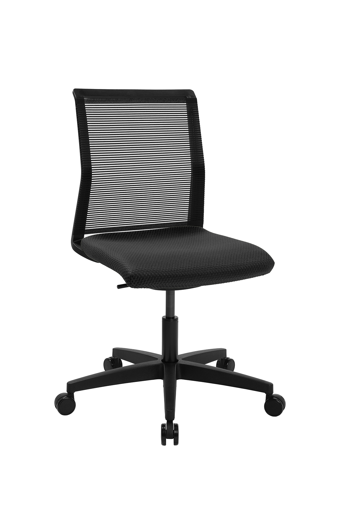 Home-Office Stuhl Sitness Smart Point schwarz mit Netz ohne Armlehne