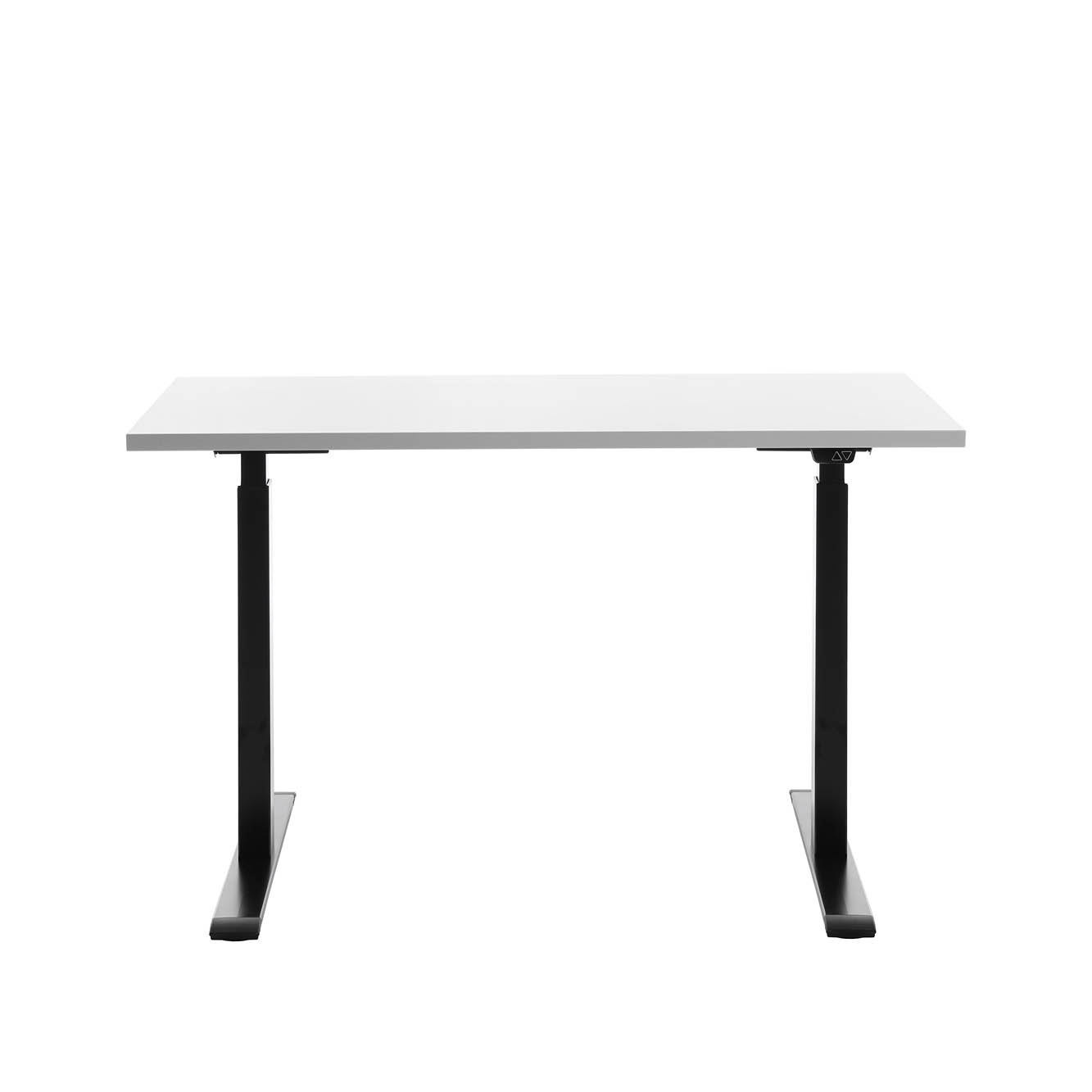 120 x 60 cm Schreibtisch Topstar Ergo E-Table höhenverstellbar - schwarz, weiss