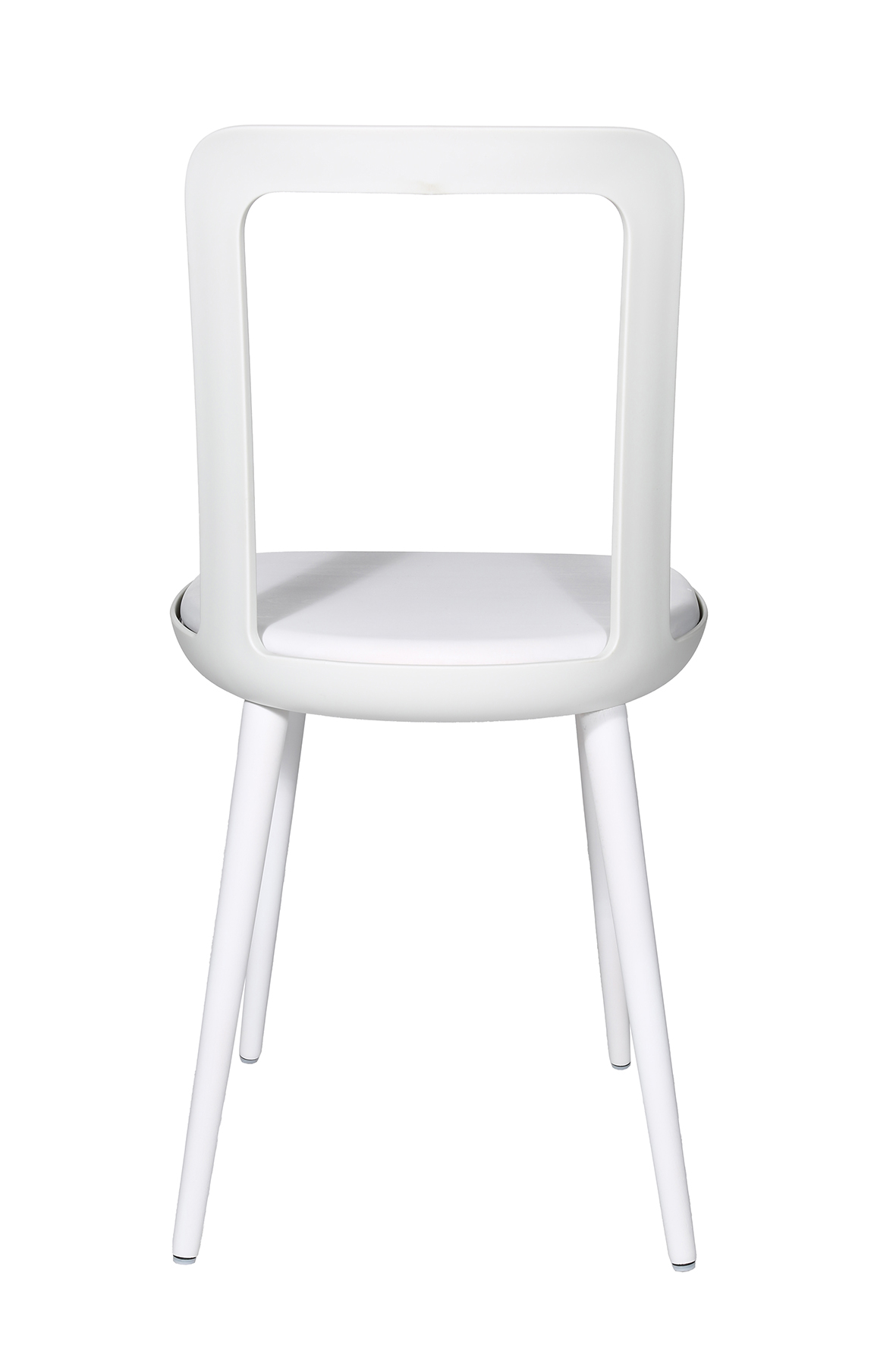 Esszimmerstuhl Wagner W-2020 Chair smokey white, Beine lackiert