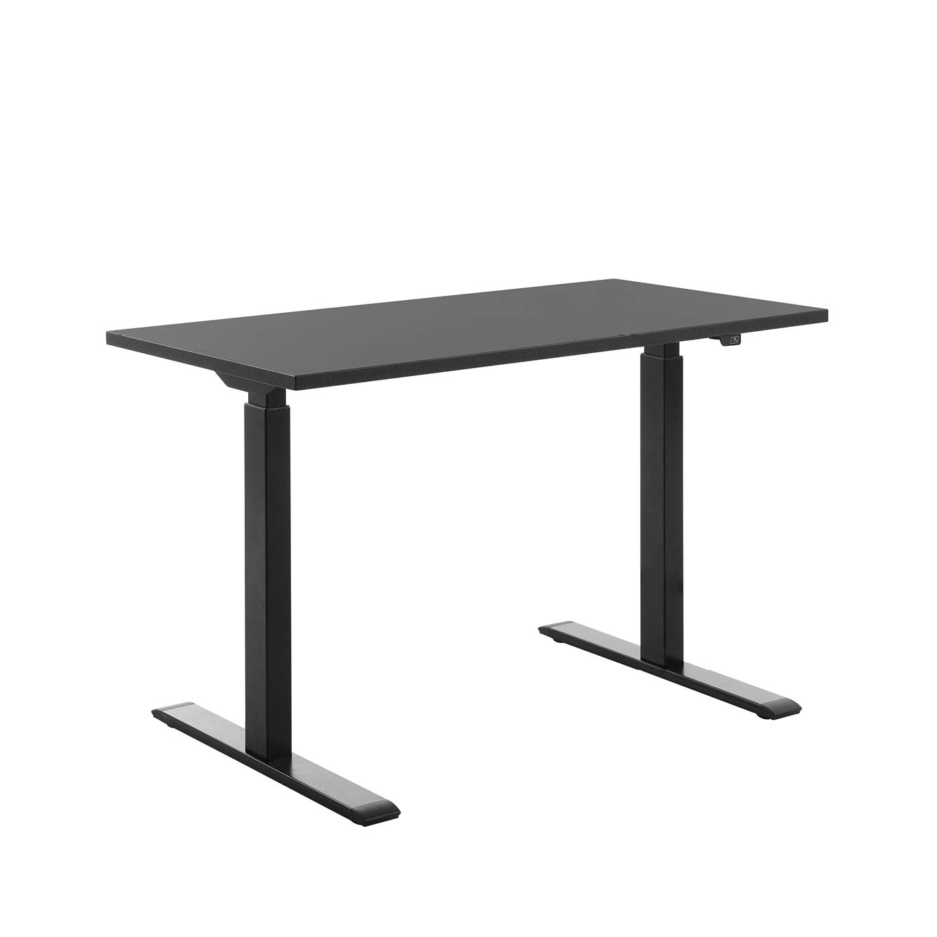 120 x 60 cm Schreibtisch Topstar Ergo E-Table höhenverstellbar - schwarz, schwarz