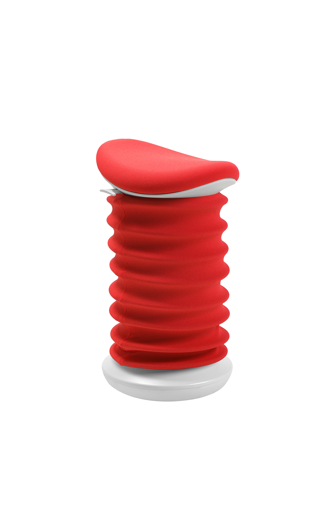 Lifestyle-Hocker Topstar Sitness 4D rot-weiss