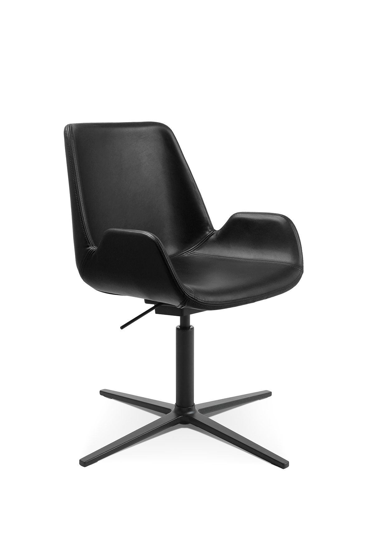 Loungesessel Wagner W-Cube 7 schwarz Echtleder