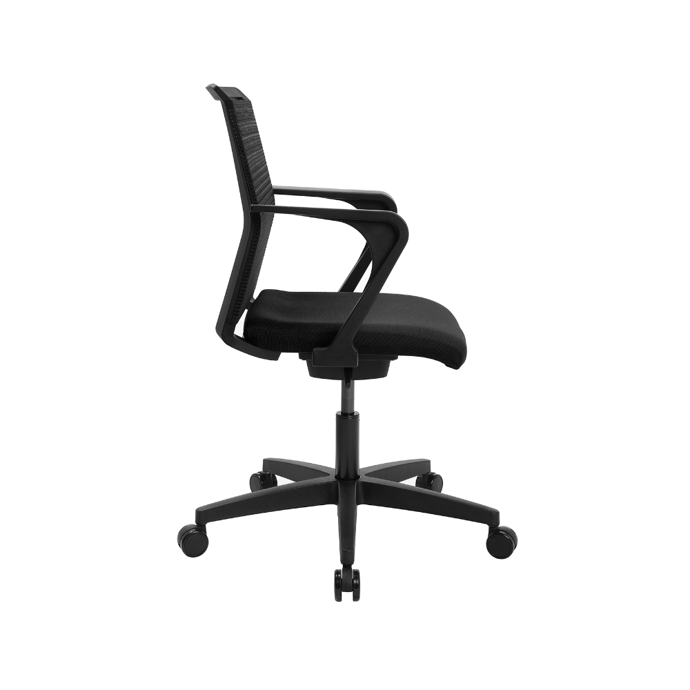 Home-Office Stuhl Sitness Smart Point schwarz mit fester Armlehne