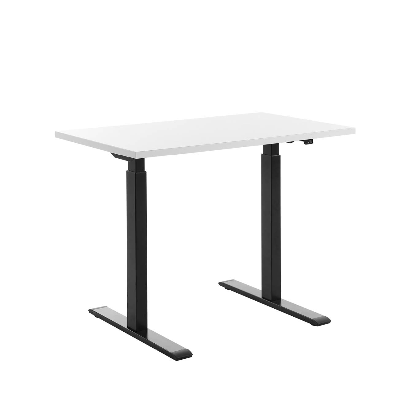 Schreibtisch Topstar Ergo E-Table höhenverstellbar 100 x 60 cm - schwarz, weiss