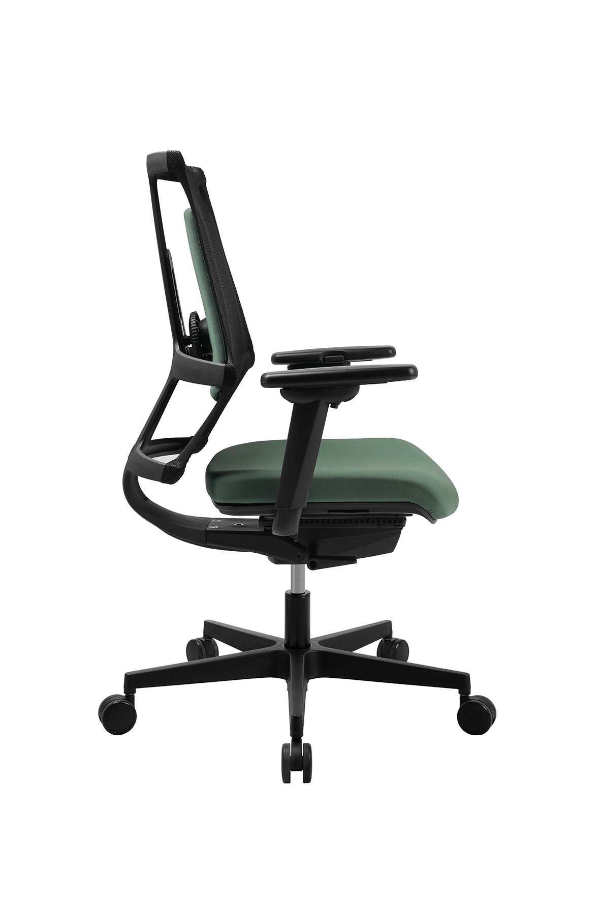 Bürostuhl Topstar Sitness X Back, grün-schwarz, Fußkreuz schwarz