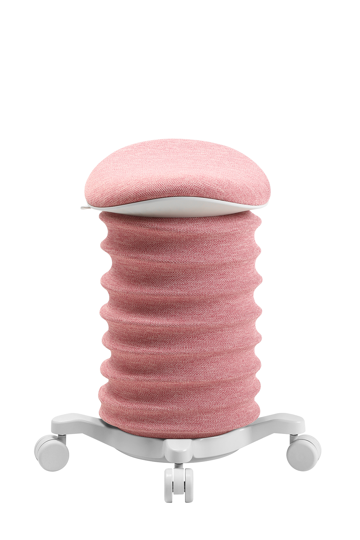 Lifestyle-Hocker Topstar Sitness 4D (mit Rollen) rosé-weiss
