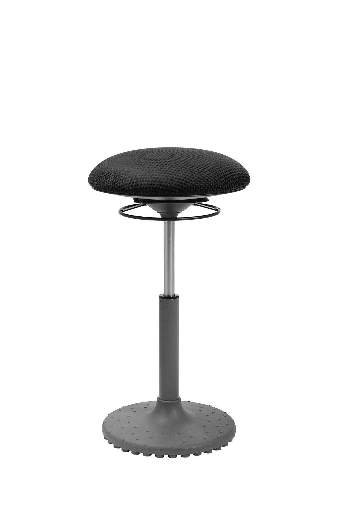 living chairs "Move" high Stehhocker grau/schwarz