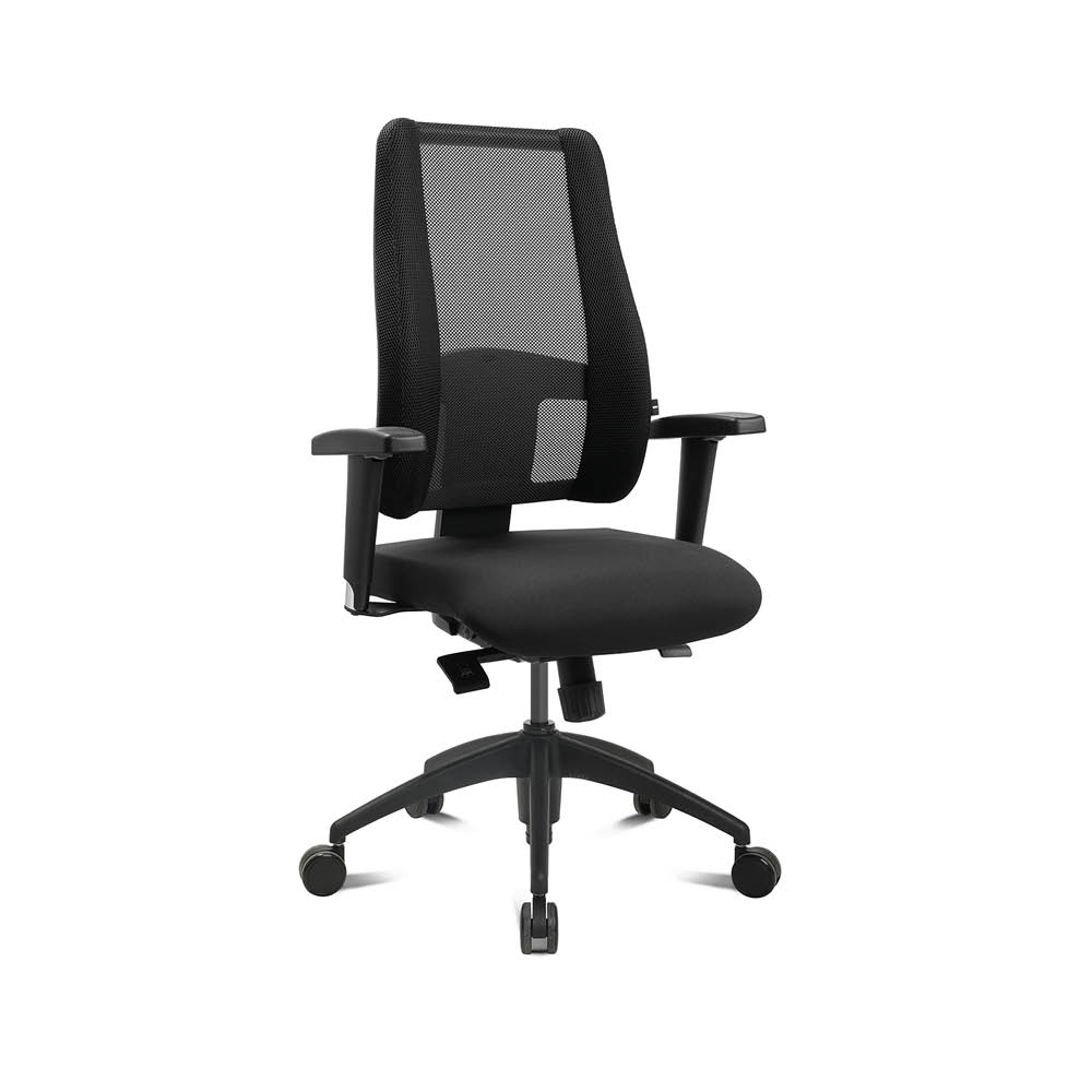 Damen Bürostuhl Topstar Lady Sitness Deluxe schwarz Öko-Stoff