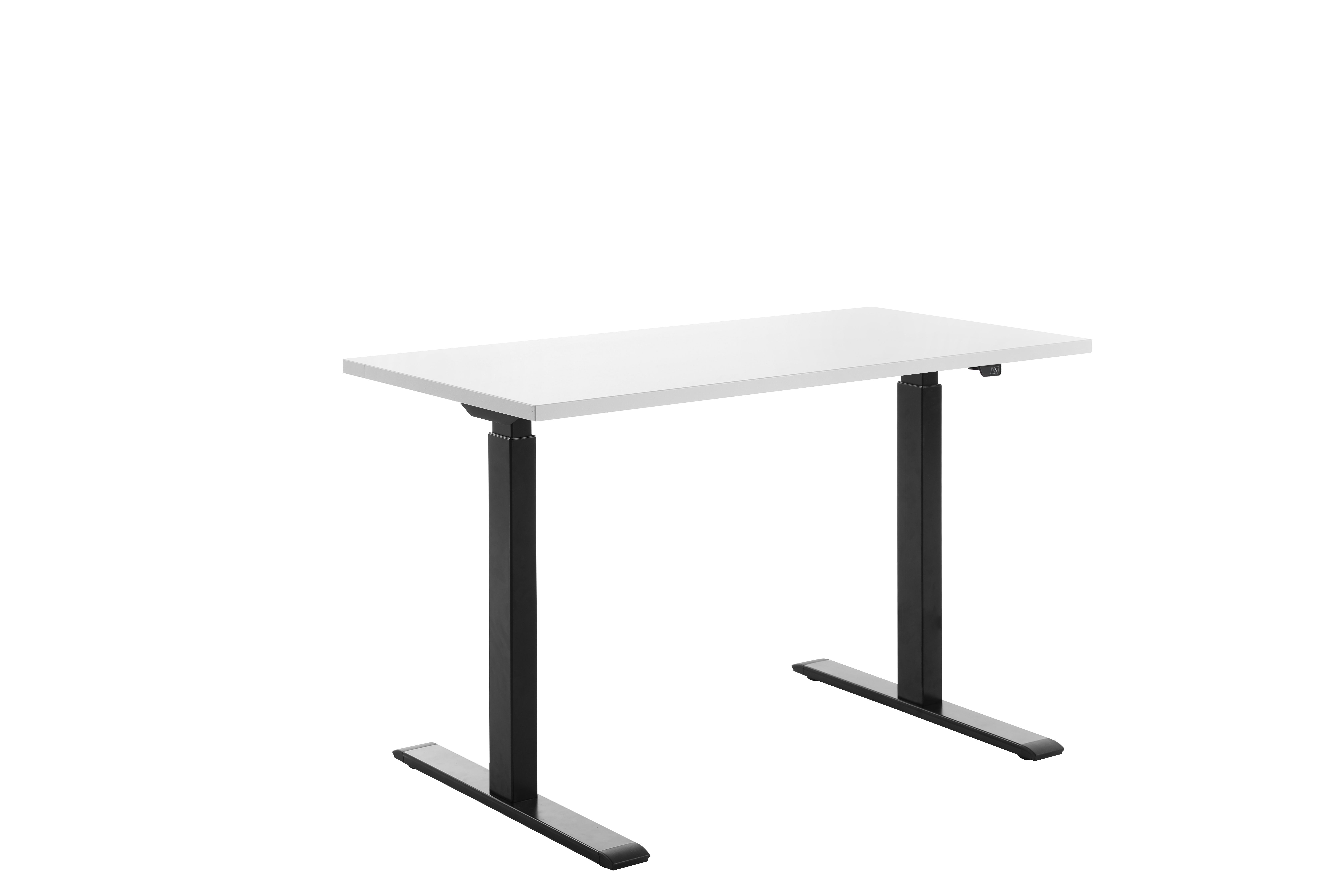 120 x 60 cm Schreibtisch Topstar Ergo E-Table höhenverstellbar - schwarz, weiss